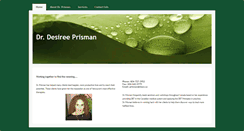 Desktop Screenshot of drprisman.com