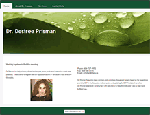 Tablet Screenshot of drprisman.com